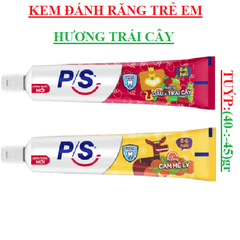 Kem đánh răng trẻ em P/S hương trái cây ngừa sâu răng và bảo vệ men răng tuýp (40-:-45)gr