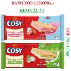 Bánh xốp 2 trong 1 cosy kinh đô gói (90-:-100)gr