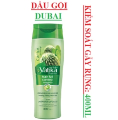 Dầu gội Dubai Vatika 400ml kiểm soát gãy rụng, Nuôi dưỡng và bảo vệ, phục hồi hư tổn