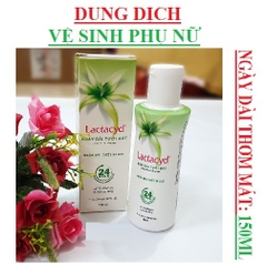 Dung dịch vệ sinh phụ nữ ngày dài tươi mát lactacyd 150ml