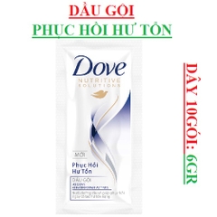 Dầu gội phục hồi hư tổn Dove dây gói (5-:-7)gr