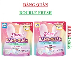 Băng quần hai lõi tiện lợi Double fresh comfy girl diana 2 chiếc size M-L, L-XL