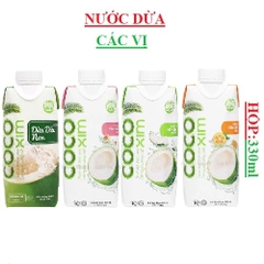Nước dừa xiêm Cocoxim hộp 330ml