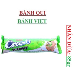 Bánh qui creamO thỏi 85gr, 54gr dâu, dừa, sữa, socola, vani, kem