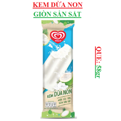 Kem que Wall's dừa non cây(50-:-58)gr