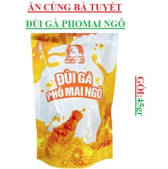 Snack đùi gà pho mai ngô bà tuyết gói 45 gr