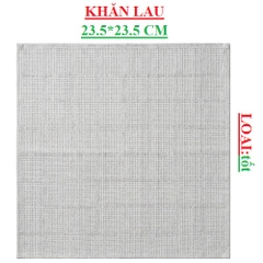 Khăn lau trắng kích thước 23.5*23.5cm