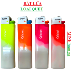 Bật lửa Cricket ED1 Original Flint - Fusion Neon STD cỡ thường có bơm ga