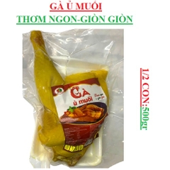 Gà ủ muối Dabaco khay 1/2 con túi 500gr+/-20gr