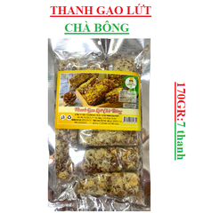 Thanh gạo lứt chà bông Thanh Mai Phát gói 170gr