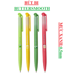 Bút Bi 0.5 mm butter gel buttersmooth Thiên Long  GELB031  mực xanh