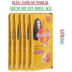 Dầu gội mềm mượt diệu kỳ sunsilk dây gói (5-:-7)gr