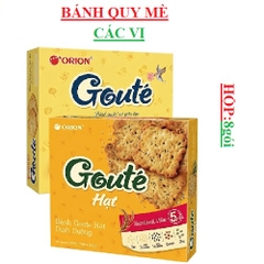 Bánh quy mè giòn Goute' hộp 8 gói