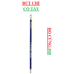 Bútchì gỗ HB có tẩy thiên long GP04