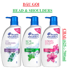 Dầu gội Head & Shoulders chai (625-:-700)ml