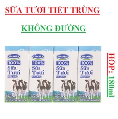 Sữa tươi tiệt trùng vinamilk hộp 180ml