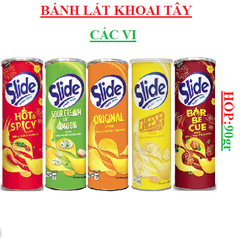 Bánh lát khoai tây Slide ống 90gr