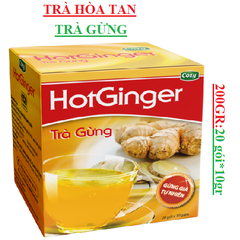 Trà  hòa tan gừng Hot Ginger  Cozy hộp 200gr (20 gói *10gr)