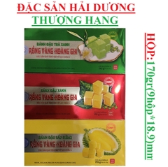 Bánh đậu xanh thượng hạng, trà xanh, sầu riêng Rồng vàng hoàng gia hộp 170gr