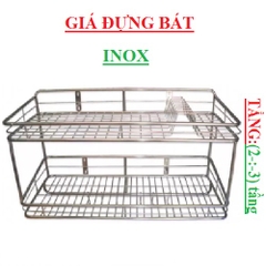 Giá bát đĩa inox