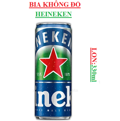 Bia không độ heineken lon 330ml