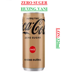 Nước giải khát coca cola zero suger không đường lon (300-:-330)ml