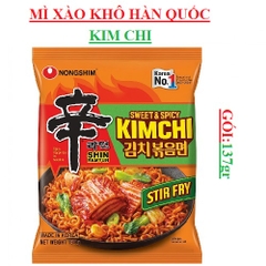 Mì xào khô kim chi  Shin ramyun  nongshim Hàn quốc gói 137gr