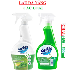 Nước xịt Lau Đa Năng Sunlight chai (450-:-500)gr