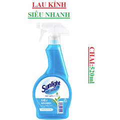 Nước xịt Lau Kính Sunlight chai (500-:-550)ml