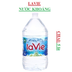 Nước khoáng Lavie đóng chai 5 lít