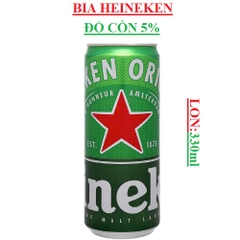 Bia lon heineken original lon 330ml