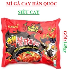 Mỳ gà cay gấp đôi  Samyang Hàn Quốc gói 140gr