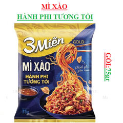 Mì xào ăn liền 3 miền gold gói (70-:-75 )gr