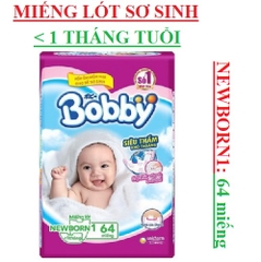 Miếng lót cho trẻ dưới 1 tháng tuổi Newborn 1 bịch 64 miếng
