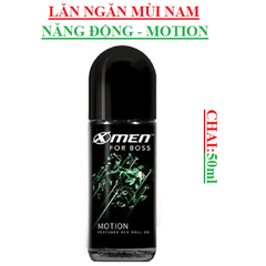 Lăn khử mùi hương năng động Motion xmen for boss chai (50-:-80)ml