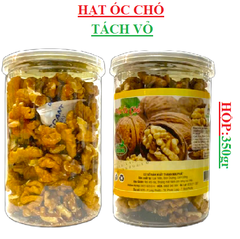 Quả óc chó tách vỏ Thành mai phát hộp trụ 350gr