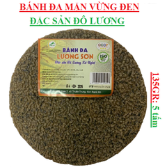 Bánh đa mặn vừng đen Lương sơn nghệ an túi 135gr