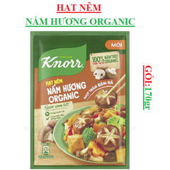 Hạt nêm nấm hương organic Knorr gói 170gr