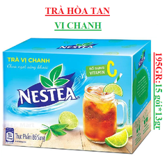 Trà hòa tan Nestea hộp 195gr (15 gói *13gr)