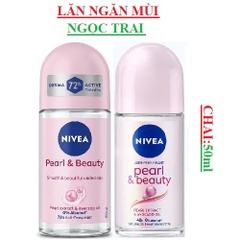 Lăn ngăn mùi quyến rũ ngọc trai nữ Nivea pearl beauty  chai 50ml