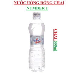 Nước uống đóng chai number 1 chai 500ML