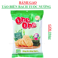 Bánh gạo one one vị tảo biển gói (90-:-105)gr