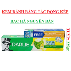 Kem đánh răng tác động kép ông tây Darlie Double action fresh + clean tuýp 225gr