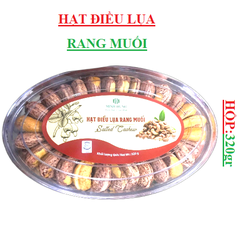 Hạt điều lụa rang muối minh hưng hộp (300-:-320)gr