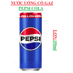 Nước uống có gaz Pepsi cola lon (300-:-350)ml