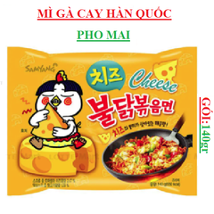 Mì gà cay hàn quốc Samyang vị pho mai gói 140gr