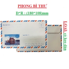 Phong bì, bao thư có keo dán D*R (180*108)mm
