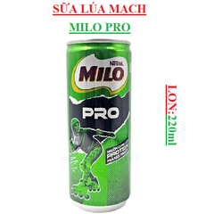 Sữa lúa mạch Milo  pro Neste lon 220ml