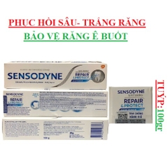 Kem đánh răng repair & protection deep repair whitening Sensodyne tuýp 100gr