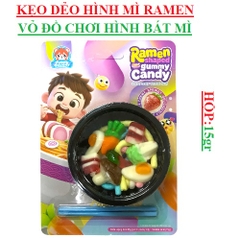 Kẹo dẻo hình mì ramen Yummy delight hộp 15gr